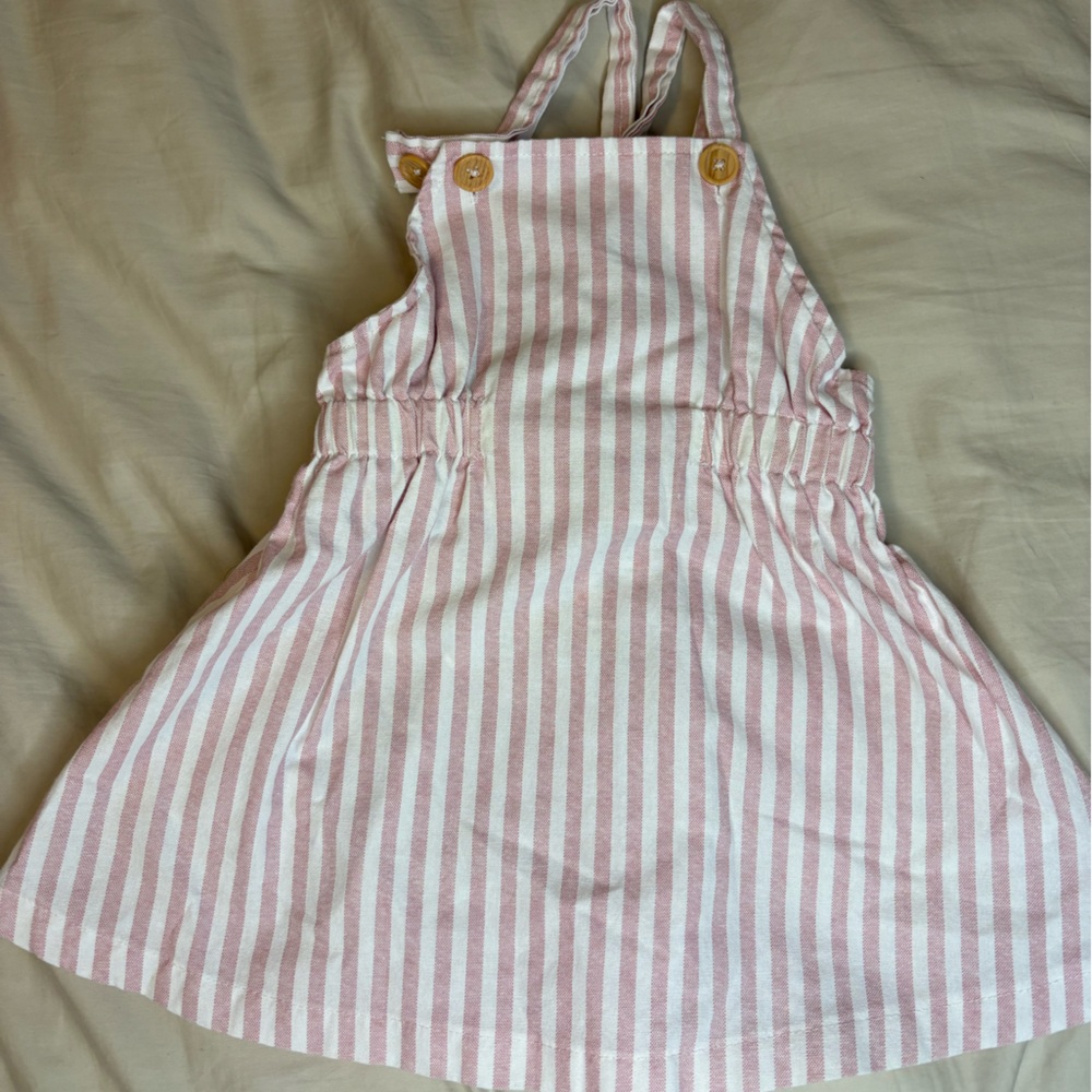 BearPaw Pink and White Striped Garment
